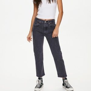 Levi’s 501 Original Vintage Black Button Fly Jeans